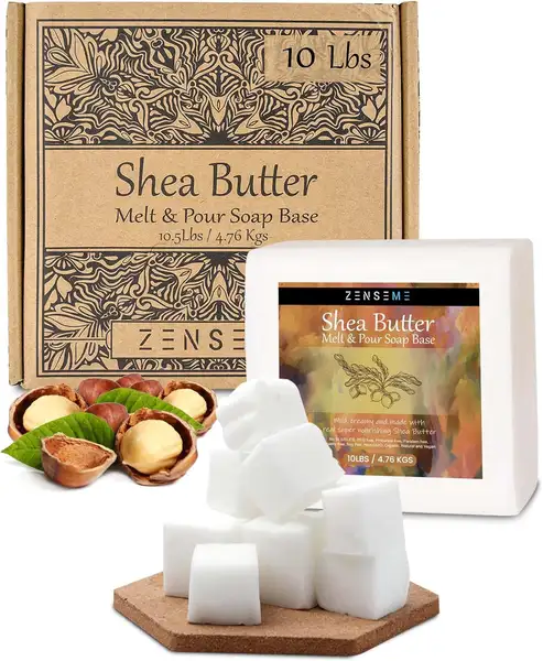 Shea butter melt and pour soap base for crafting