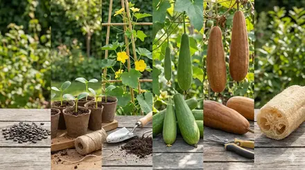 Loofah seed germination sequence